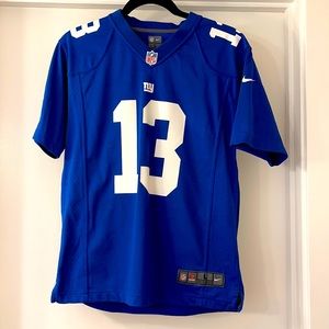 Youth L NY Giants Beckham Jr. football jersey.